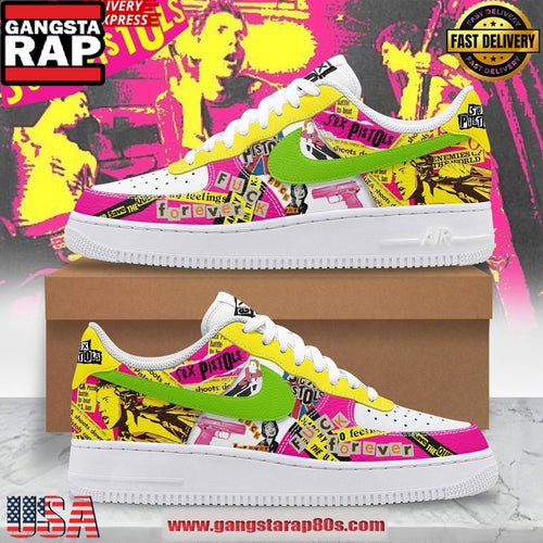 Sex Pistols Band Limited Edition Air Force 1 Sneakers Shoes