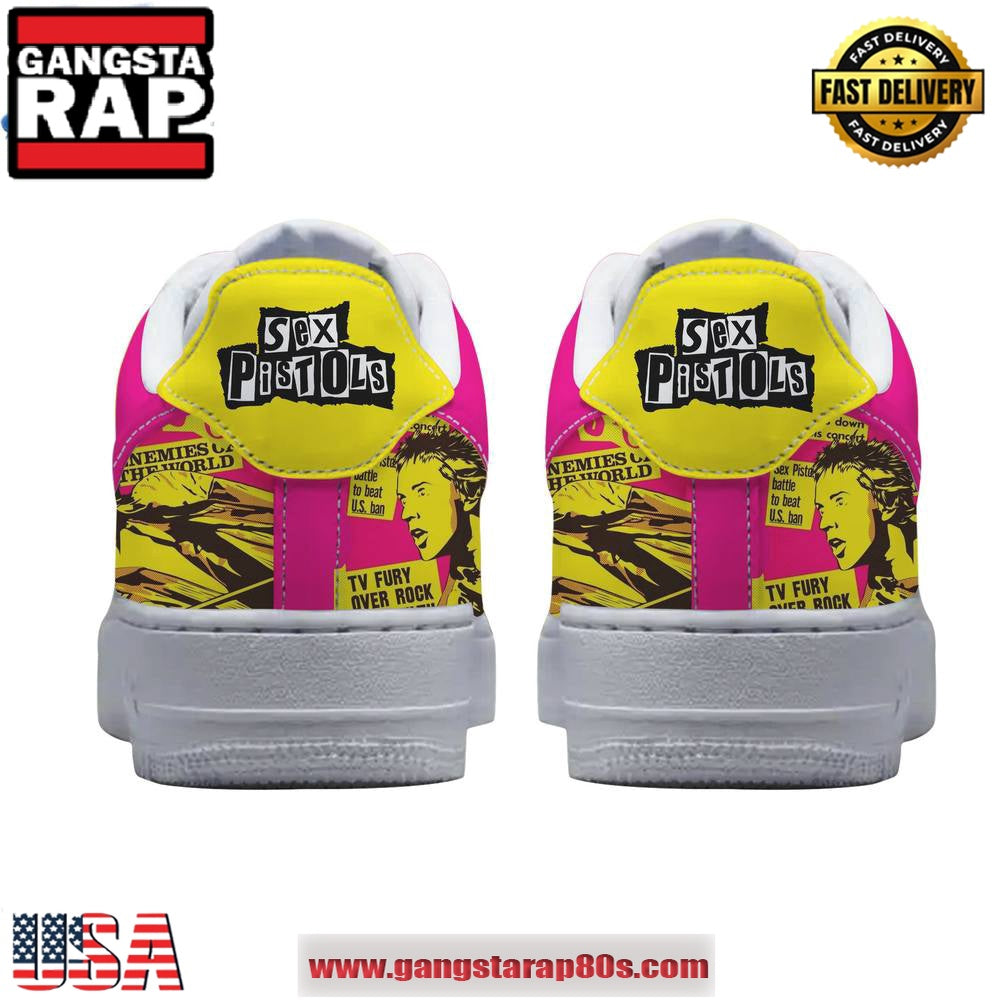 Sex Pistols Battle To Beat Air Force 1 Running Sneakers Shoes