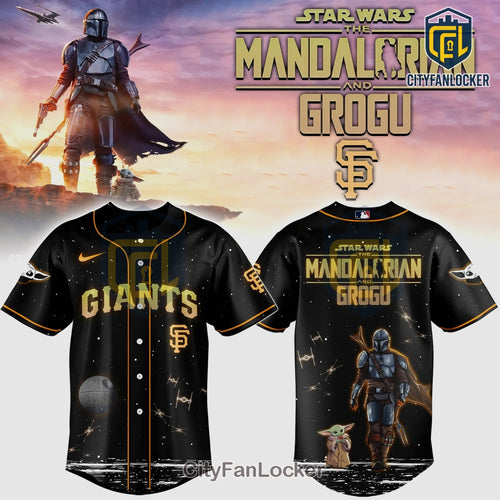 SF Giants The Mandalorian & Grogu Star Wars Limited Edition Jersey