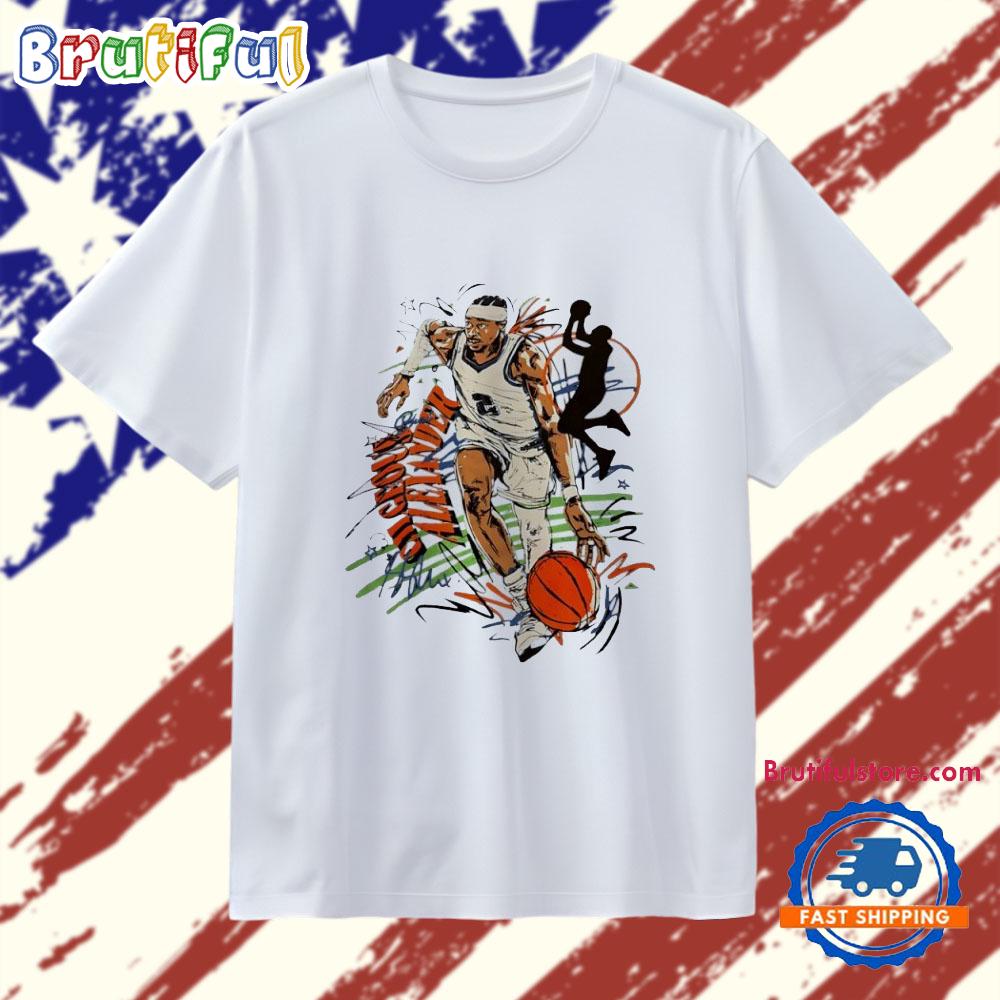 SGA Shai Gilgeous-Alexander Oklahoma City Thunder signature art T Shirt