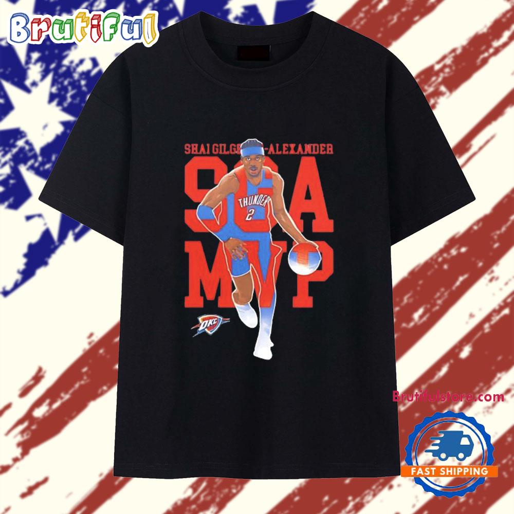Shai Gilgeous-Alexander 2025 Nba Mvp OKC Thunder T Shirt