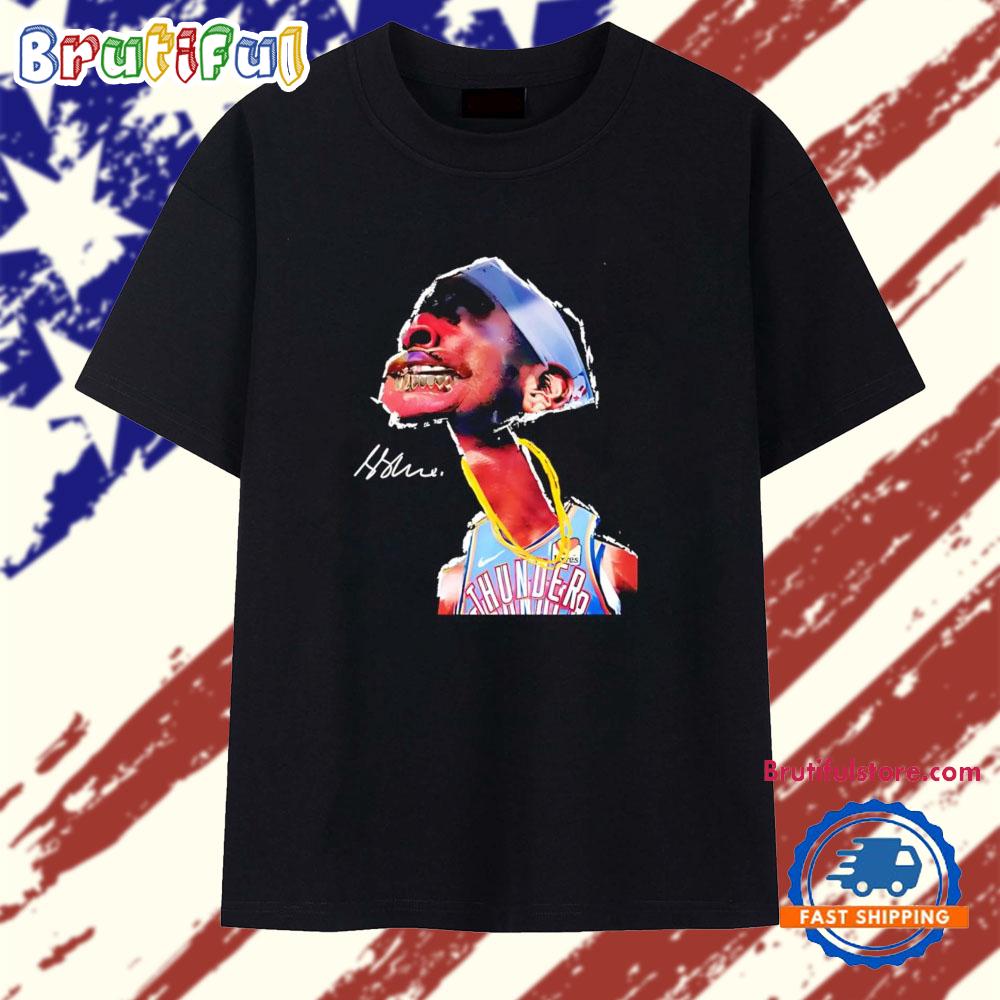 Shai Gilgeous-Alexander OKC Thunder NBA Basketball Meme T Shirt