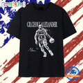 Shai Gilgeous-Alexander Oklahoma City Thunder number 2 action portrait T Shirt