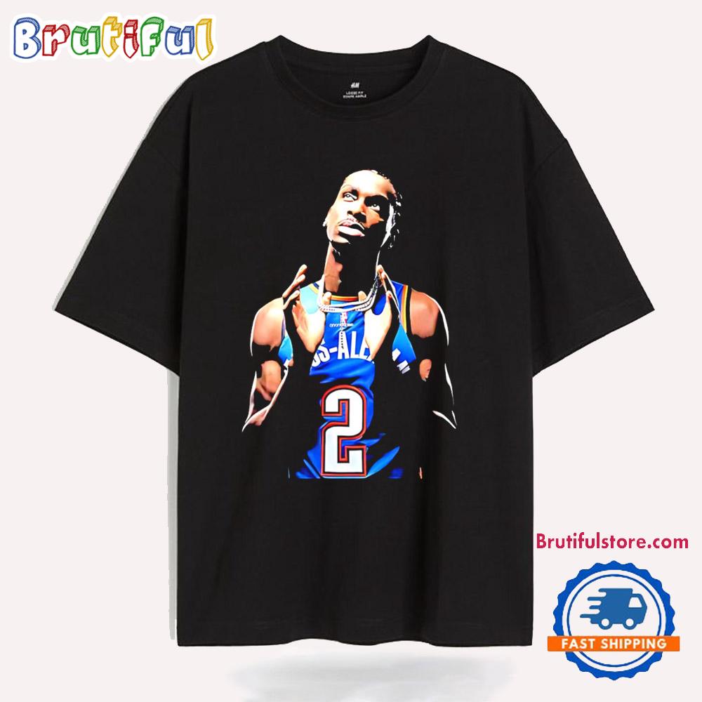Shai Gilgeous-alexander Shai Sga Okc Thunder Retro T Shirt