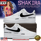 Shakira Las Mujeres Ya No Lloran World Tour 2026 World Cup Signature White Nike Air Force 1 Fashions Shoes
