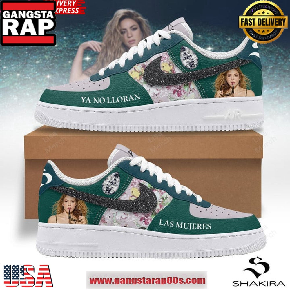 Shakira Limited Edition Air Force 1 Running Sneakers Shoes