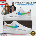 SHAKIRA X Burna Boy FIFA WORLD CUP 2026 Signature White Nike Air Force 1 Fashions Shoes