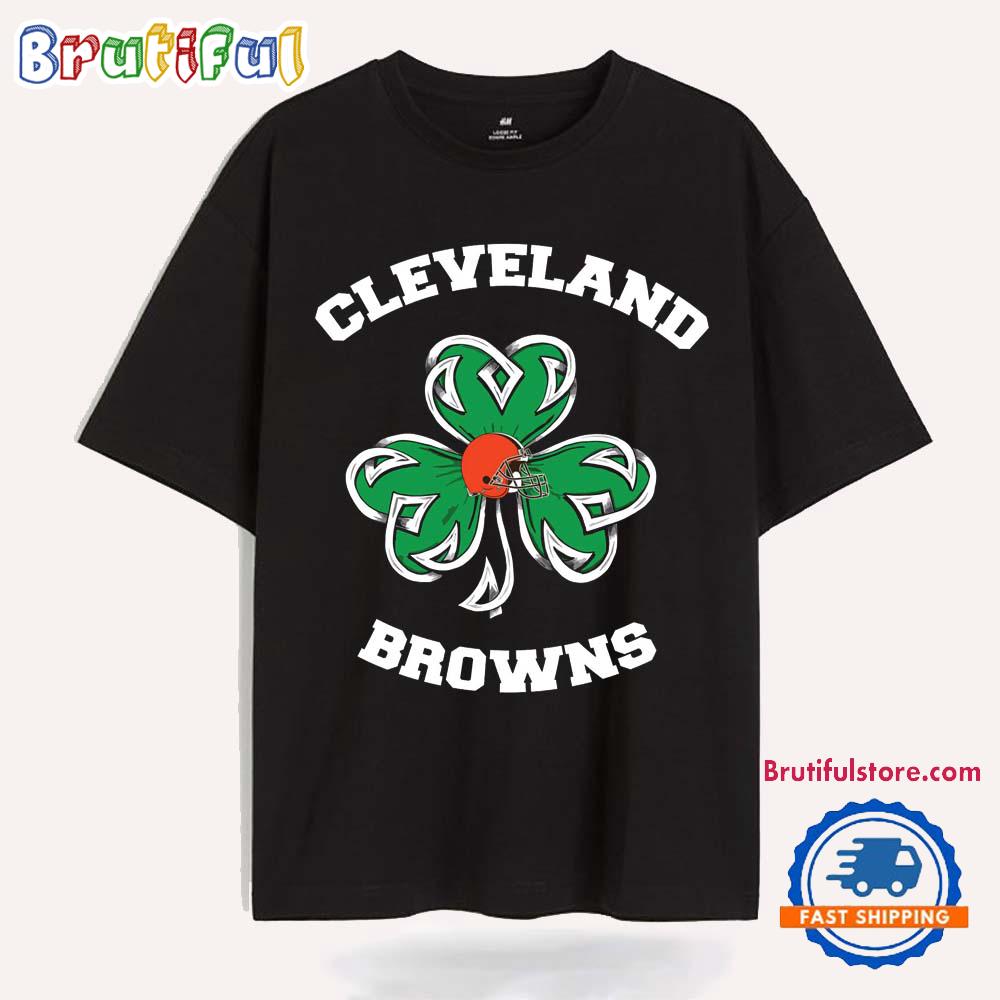 Shamrock Football St Patricks Day Cleveland Browns NFL 2025 T Shirt