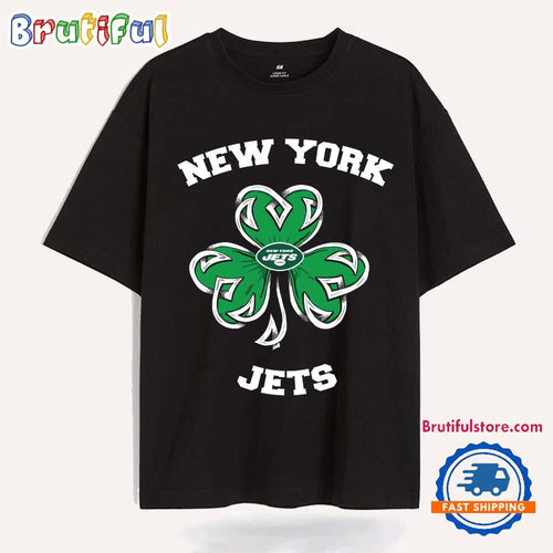Shamrock Football St Patricks Day New York Jets NFL 2025 T Shirt