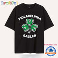 Shamrock Football St Patricks Day Philadelphia Eagles NFL 2025 T Shirt