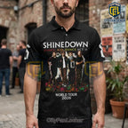 Shinedown Dance Kid Dance 2026 Tour Polo Shirt