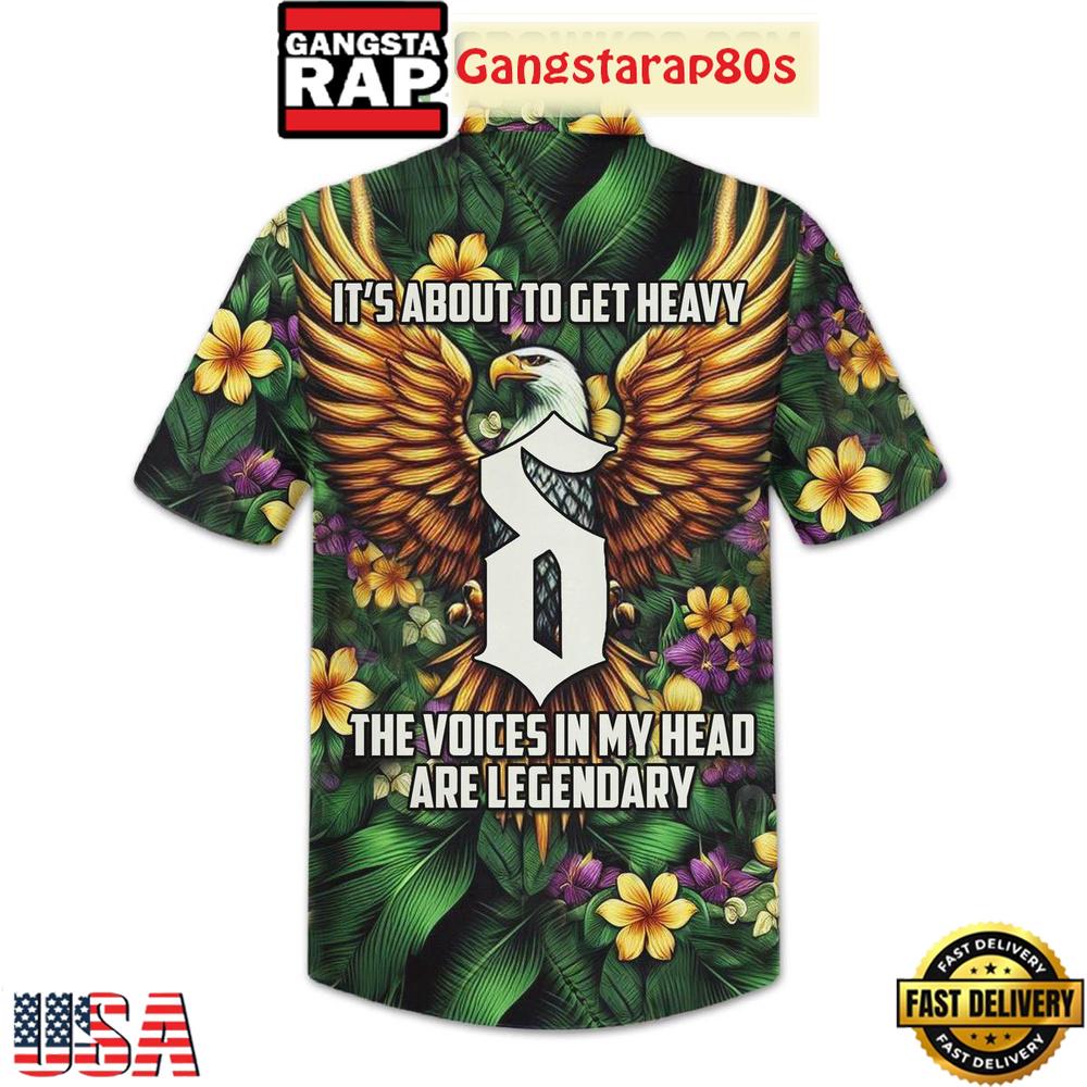 Shinedown It’s About To Get Heavy The Voices In My Head Are Legendary Aloha Hawaiian Shirt