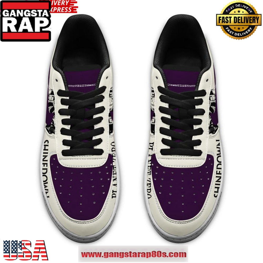 Shinedown Planet Zero Air Force 1 Running Sneakers Shoes