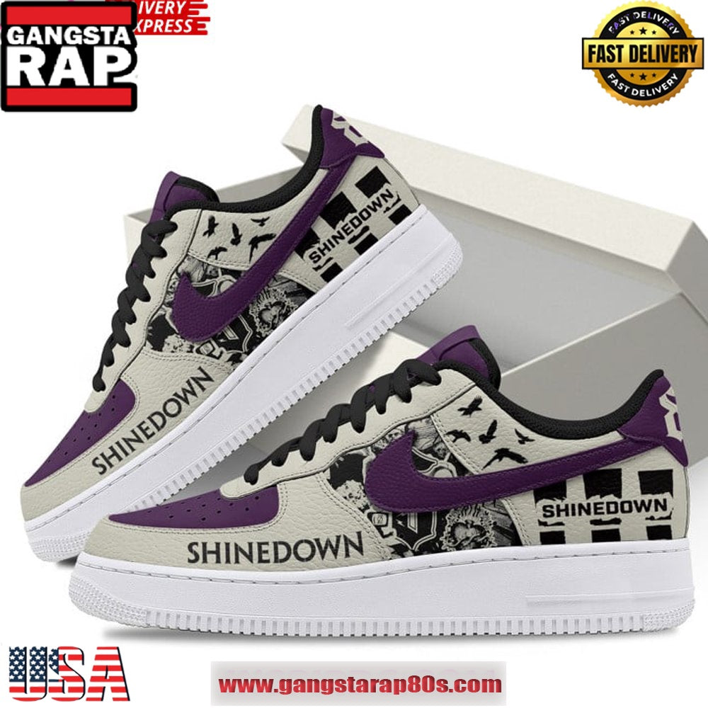 Shinedown Planet Zero Air Force 1 Running Sneakers Shoes