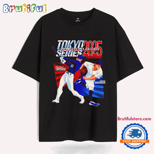 Shohei Ohtani Vs. Shota Imanaga LA vs Chicago 2025 Tokyo Series T Shirt