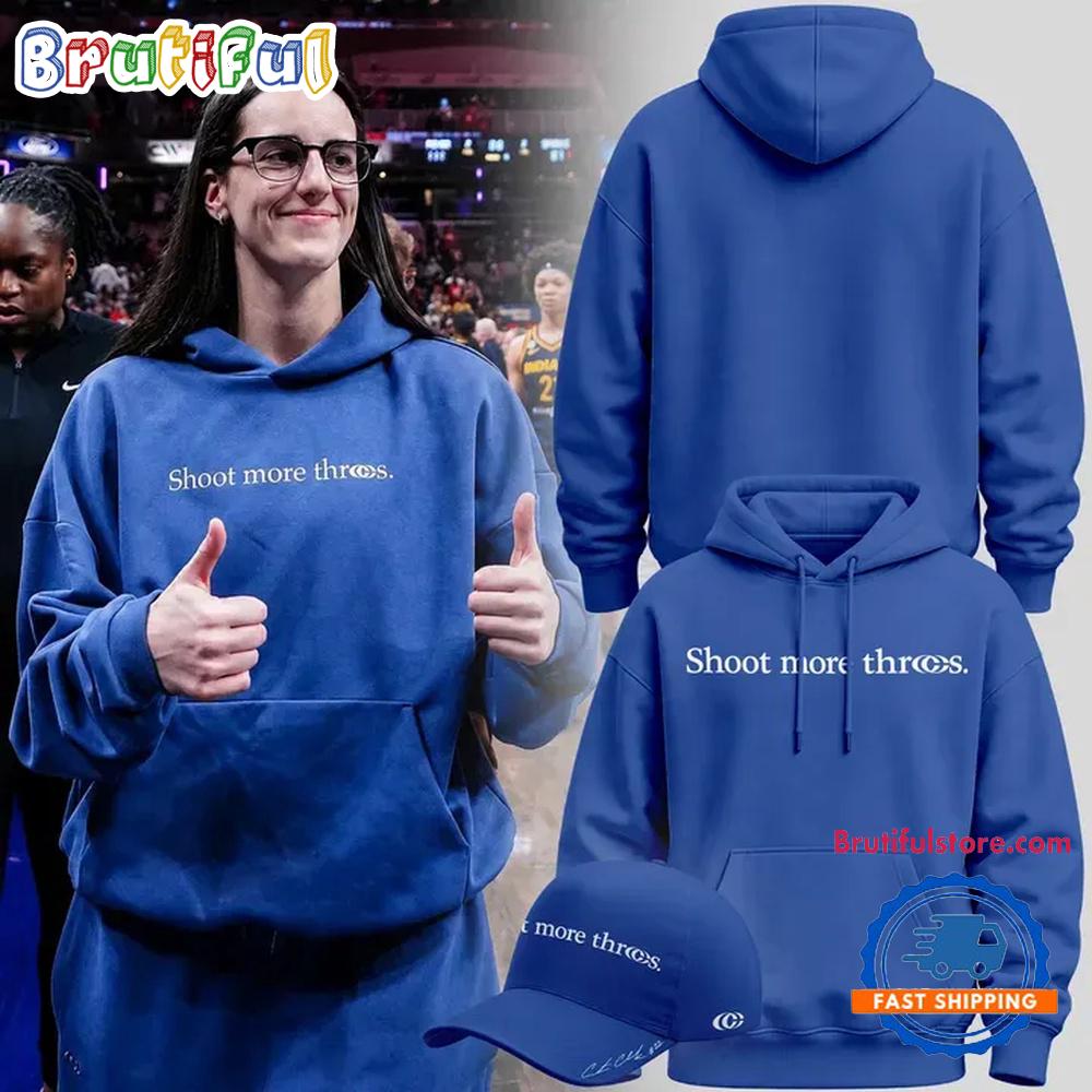 Shoot More Threes Caitlin Clark 2026 Hoodie Shirt