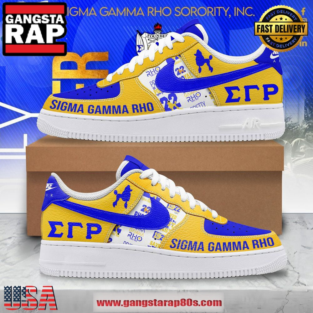 Sigma Gamma Rho Limited Edition Air Force 1 Running Sneakers Shoes