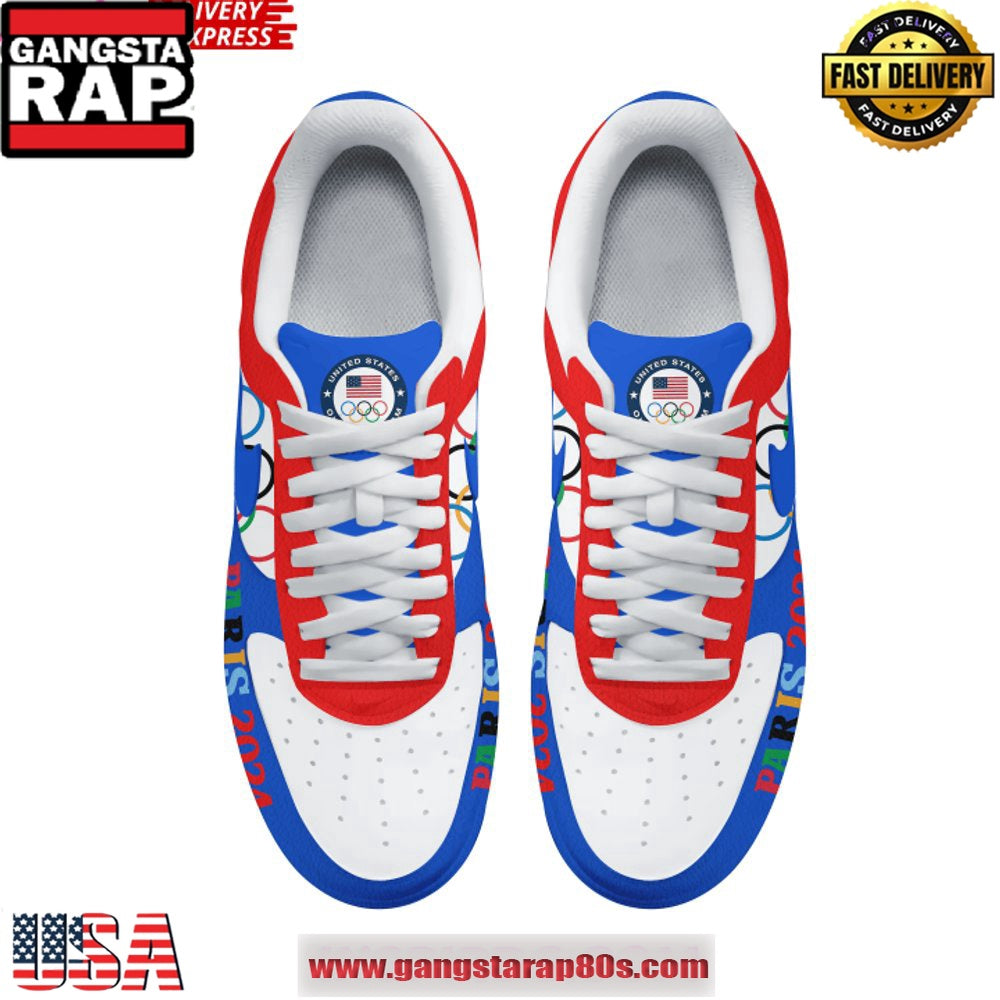 Simone Biles Goat Olympic Paris Nike Air Force 1 Sneakers Shoes