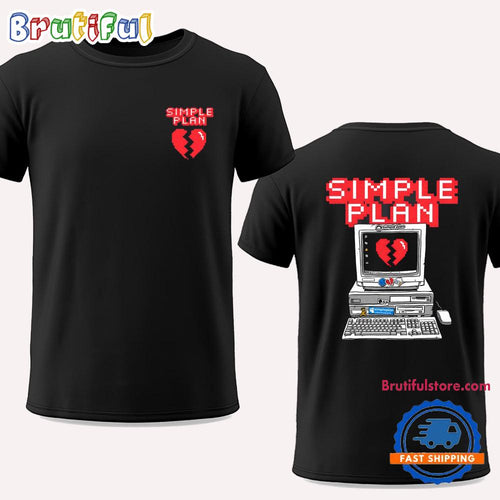 Simple Plan 90s Computer New 2024 T Shirt