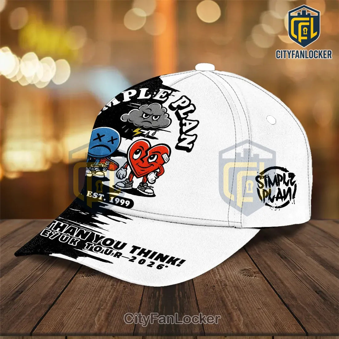 Simple Plan Tour 2026 Bigger Than You Think Commemorative Baseball Cap