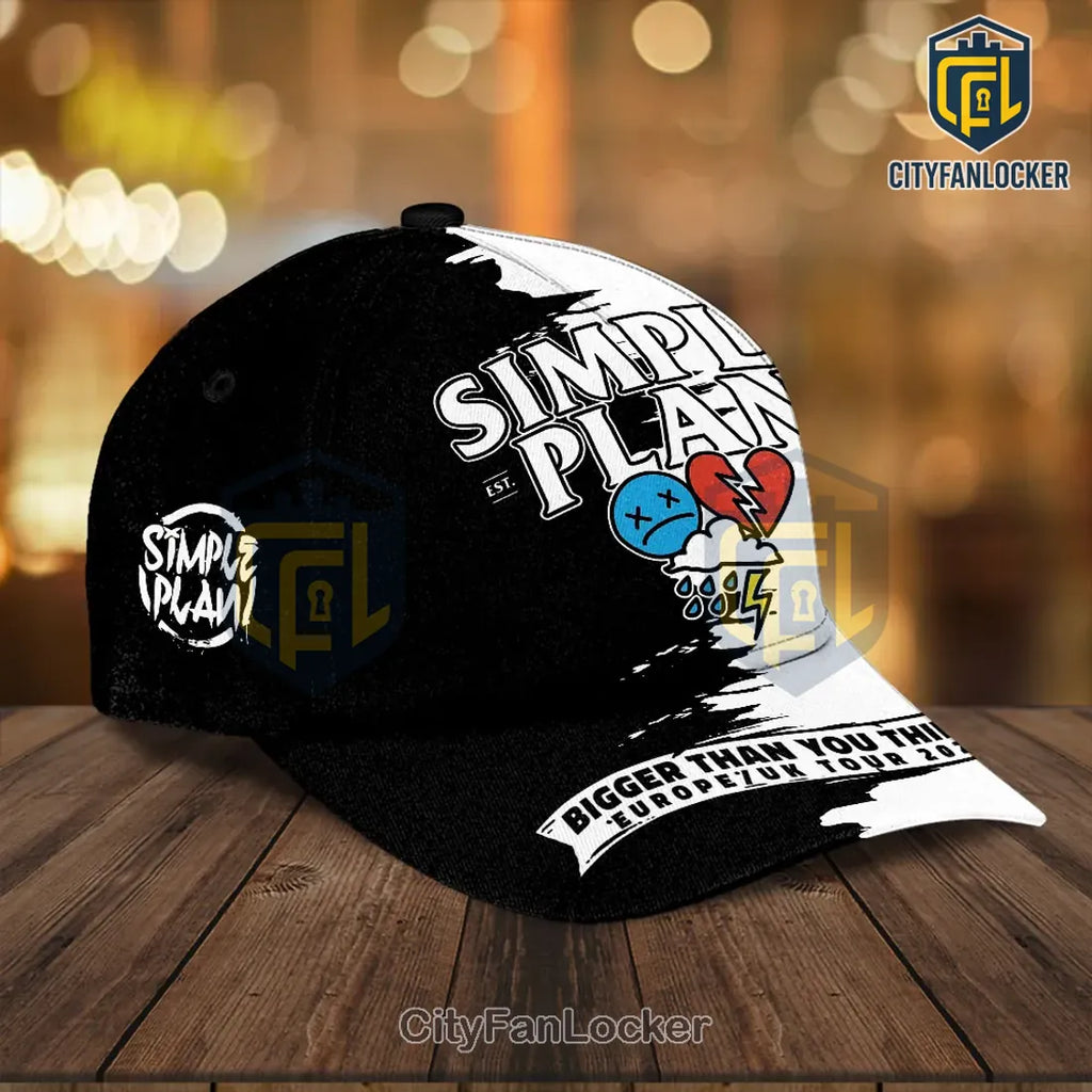Simple Plan Tour 2026 Europe UK Bigger Than You Think Baseball Cap