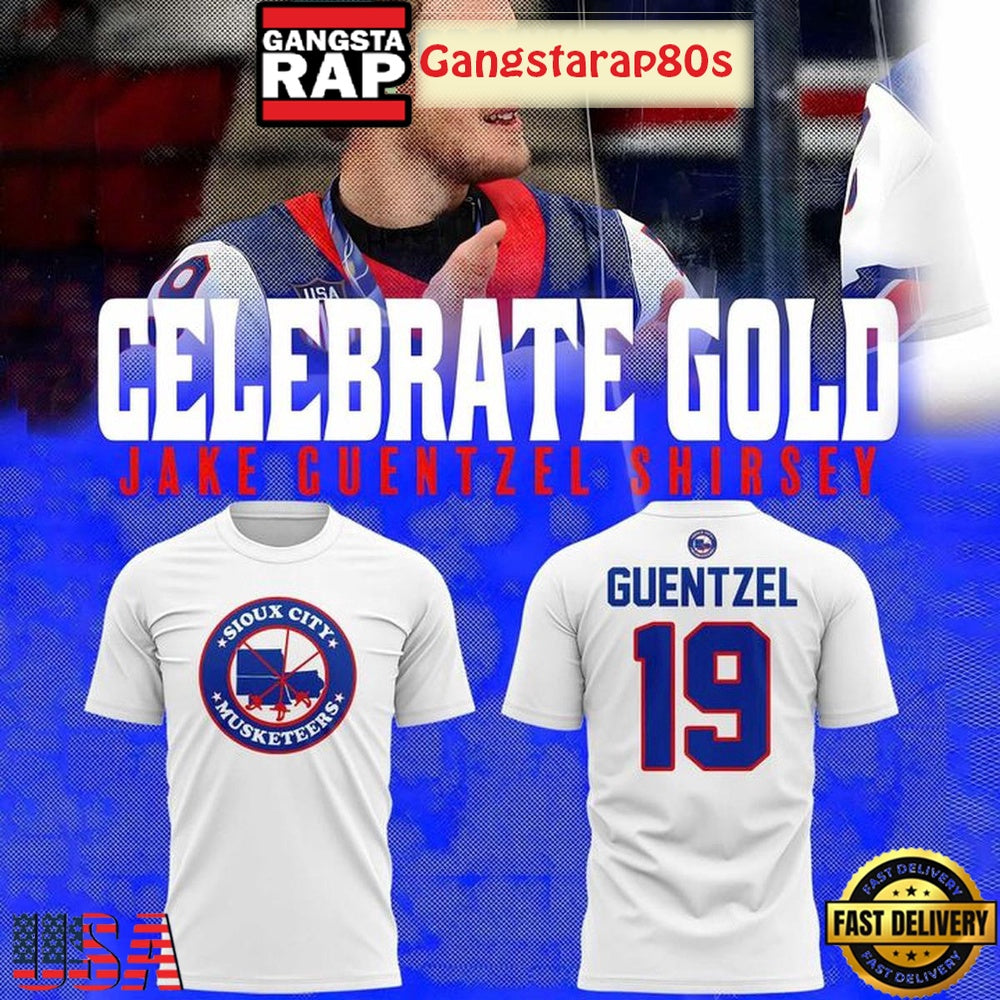 Sioux City Musketeers 2026 Jake Guentzel 3D T-Shirt