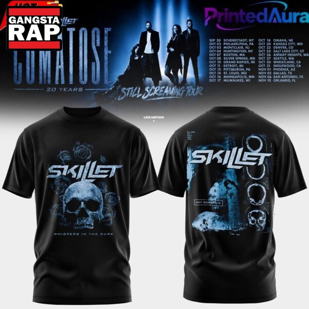 SKILLET COMATOSE 20 YEARS Limited Edition Hoodie T-Shirt