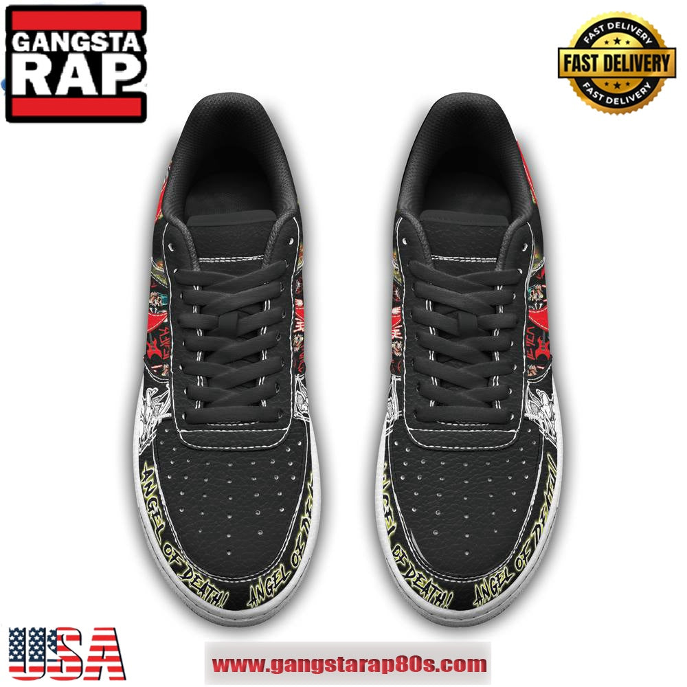 Slayer Angel Of Death Air Force 1 Running Sneakers Shoes