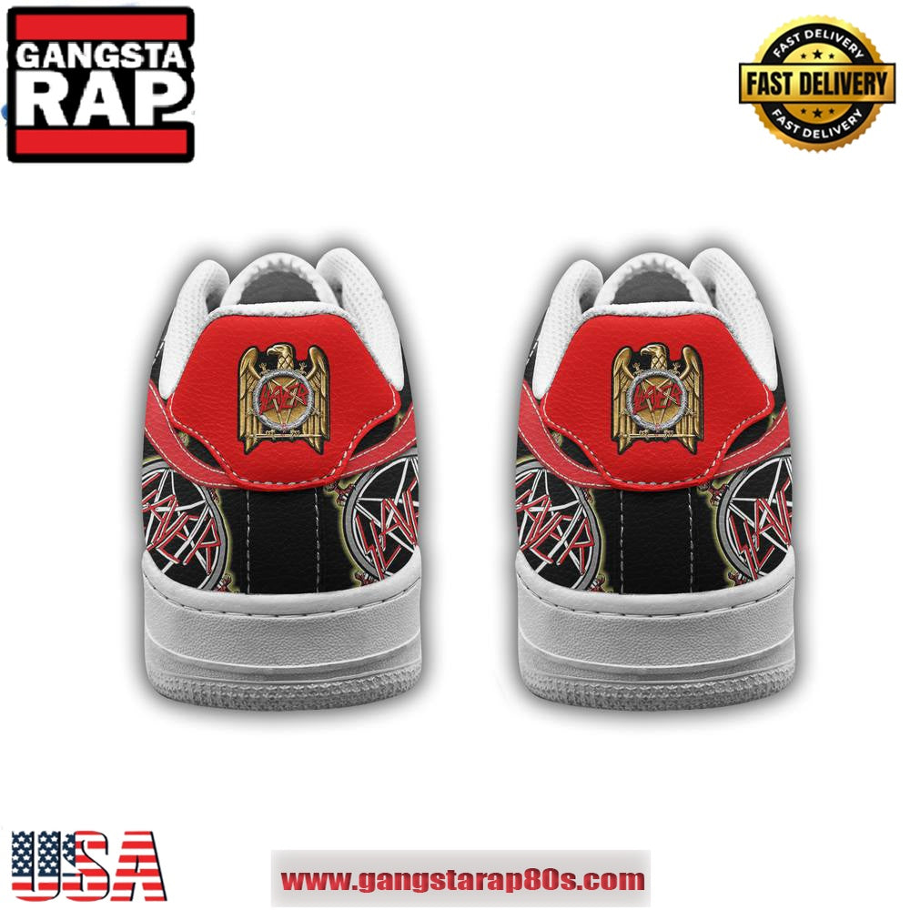 Slayer Angel Of Death Air Force 1 Running Sneakers Shoes