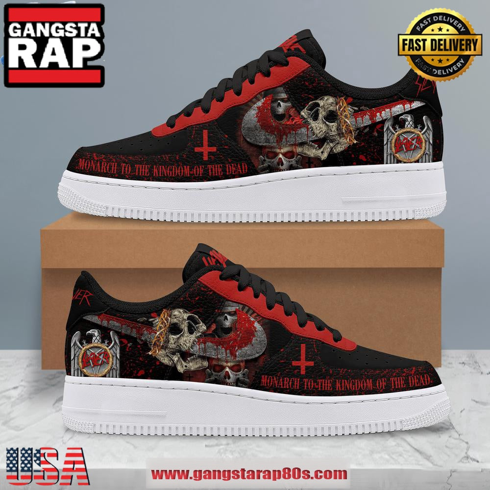 Slayer Monarch To The Kingdom Of The Dead Air Force 1 Running Sneakers Shoes