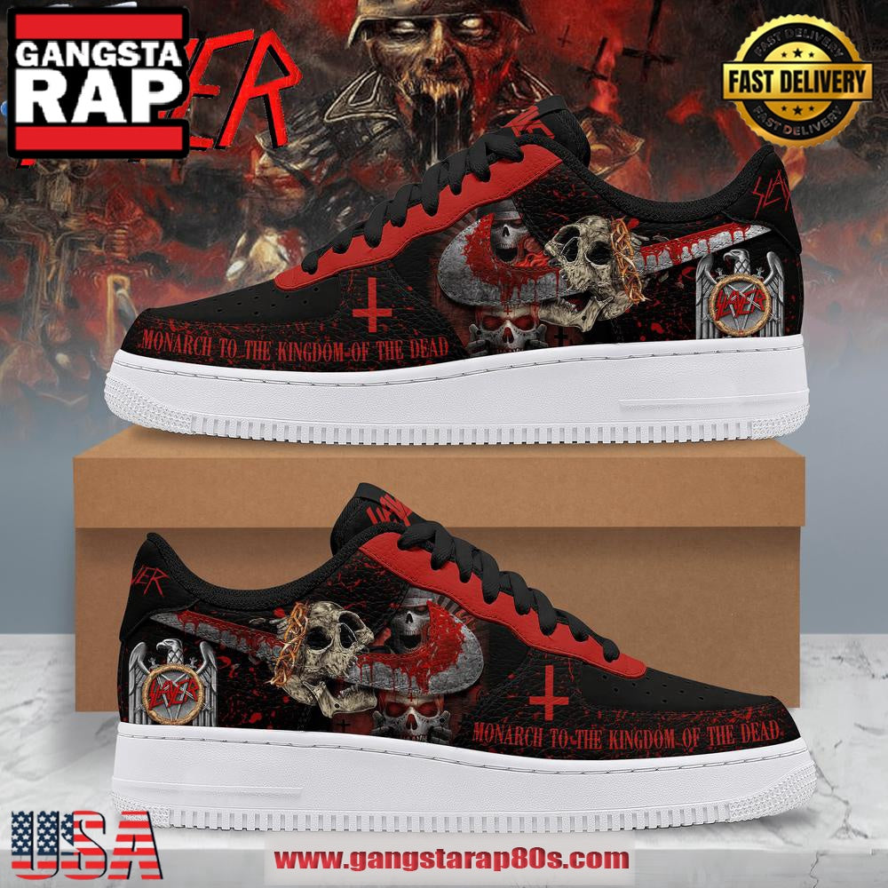 Slayer Monarch To The Kingdom Of The Dead Air Force 1 Running Sneakers Shoes
