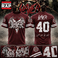 Slayer Reign in Blood 40th Anniversary 2026 Signed Red 3D Shirt