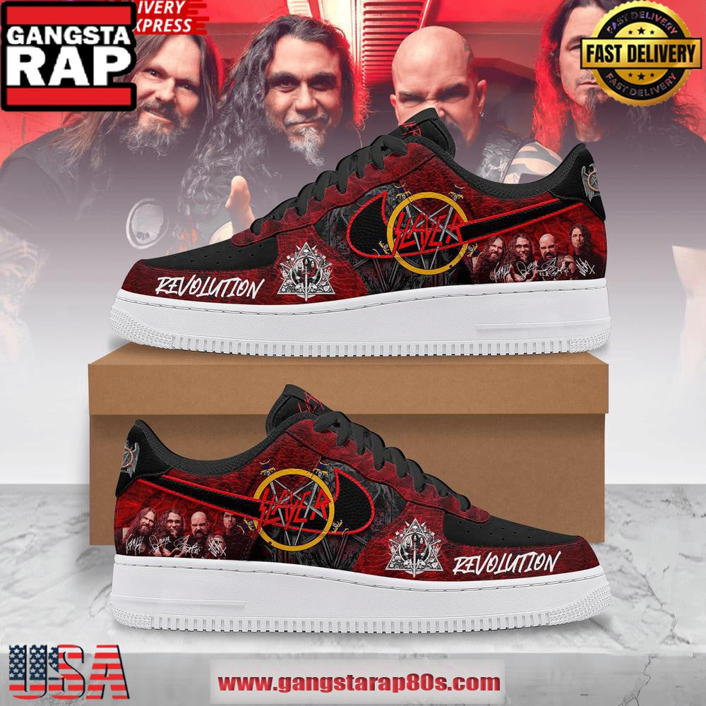 Slayer Revolution Limited Edition Air Force 1 Sneakers Shoes