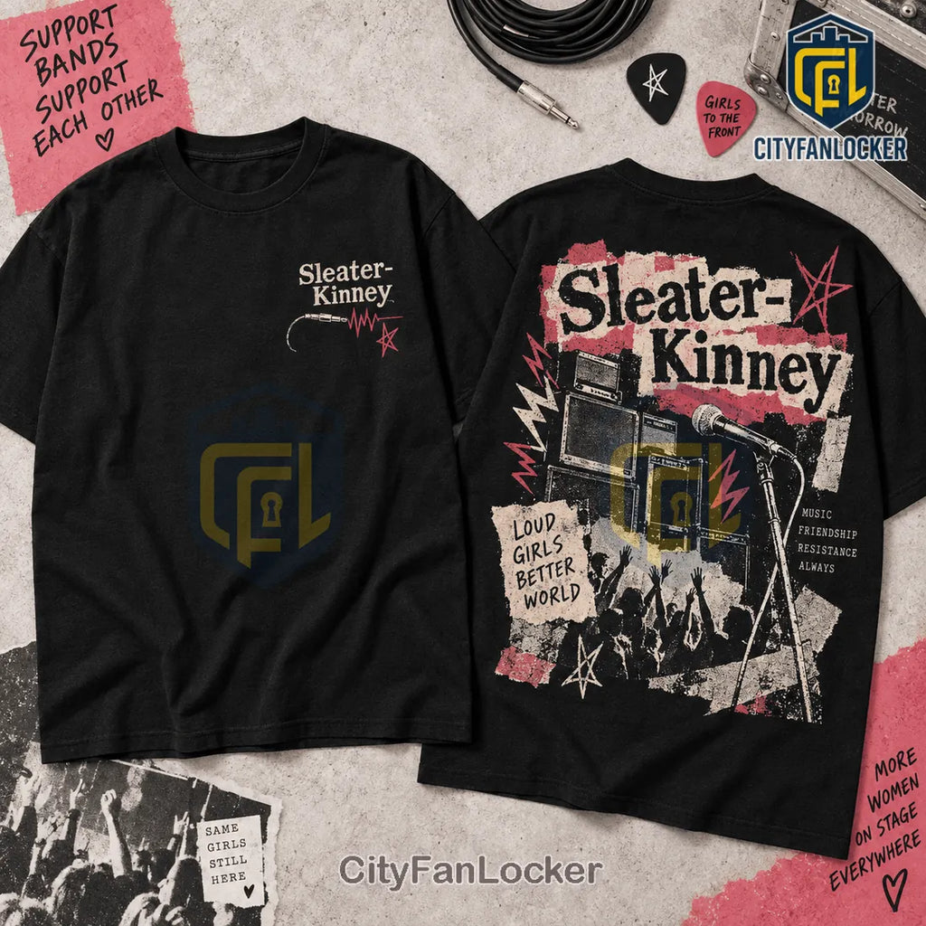 Sleater-Kinney Loud Girls Better World Shirt