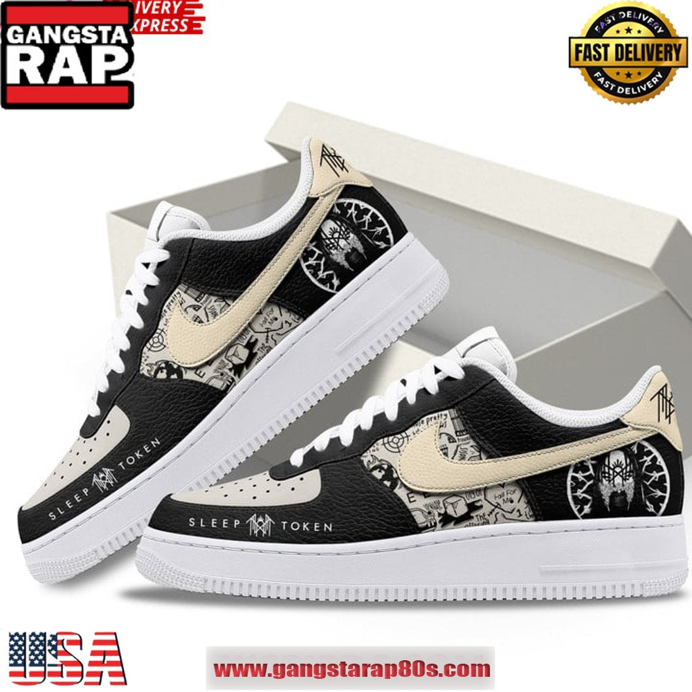 Sleep Token Rock Band New Design Air Force 1 Sneakers Shoes