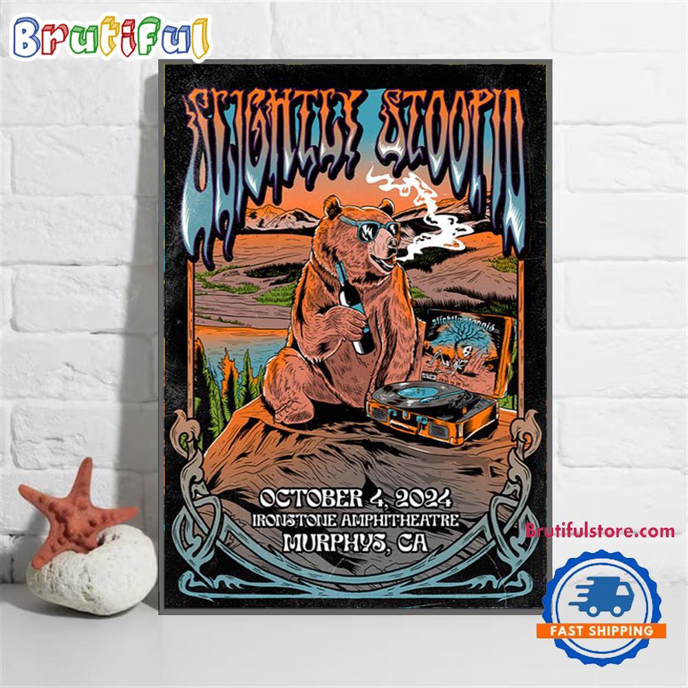 Slightly Stoopid Oct 4 2024 At Ironstone Amphitheatre, Murphys CA Concert Poster Canvas Art
