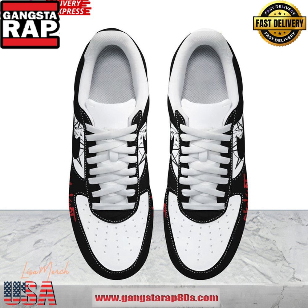 Slipknot 25th Anniversary Edition Air Force 1 Running Sneakers Shoes