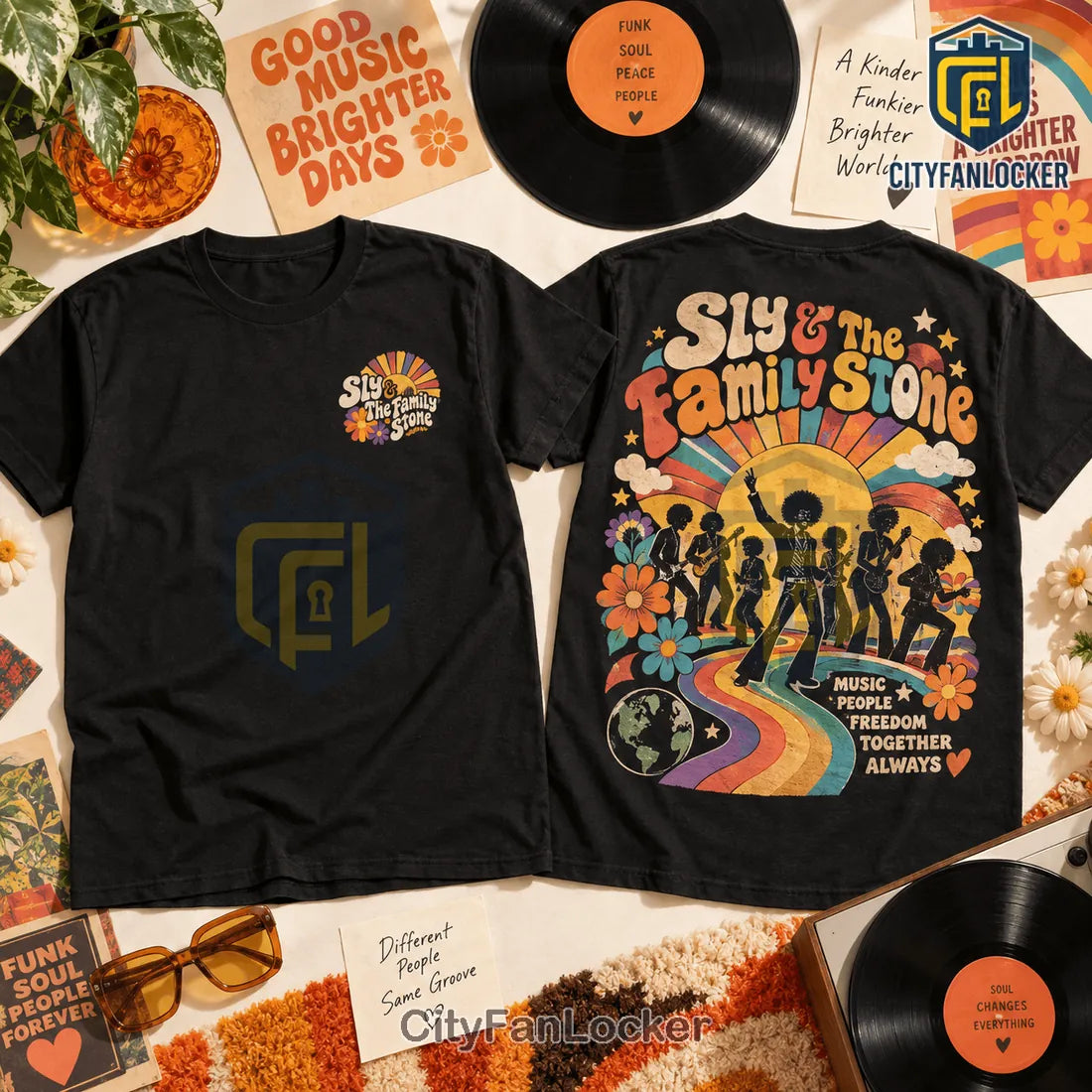Sly and The Family Stone Retro Music Shirt