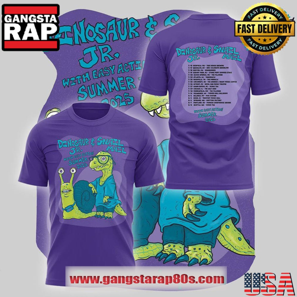 Snail Mail x Dinosaur Jr Tour 2025 Special T Shirt