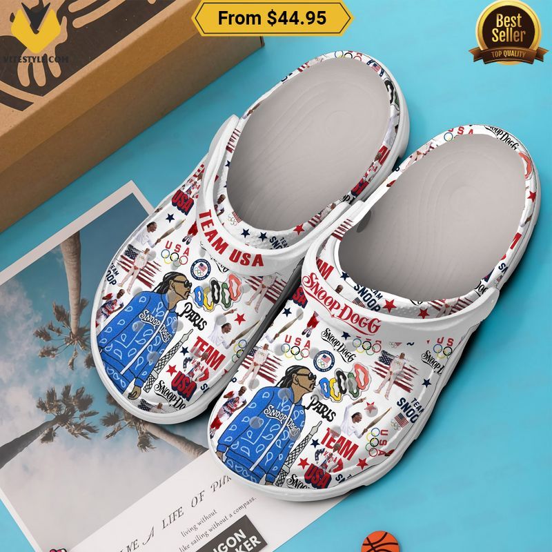 Snoop Dogg Team USA Olympic Paris 2024 Crocs Crocband Shoes