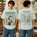 Snoopy Around The World Light Blue T-Shirt