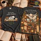 Snoopy Bookworm Just One More Chapter Shirt