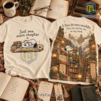Snoopy Bookworm Just One More Chapter Shirt