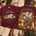 Snoopy Bookworm Just One More Chapter Shirt