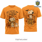 Snoopy Fall Cozy 2026 Halloween Pumpkin T-Shirt