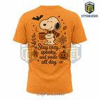 Snoopy Fall Cozy 2026 Halloween Pumpkin T-Shirt