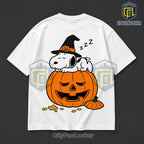 Snoopy Halloween Witch Hat Pumpkin T-Shirt