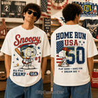 Snoopy Home Run USA All Star T-Shirt