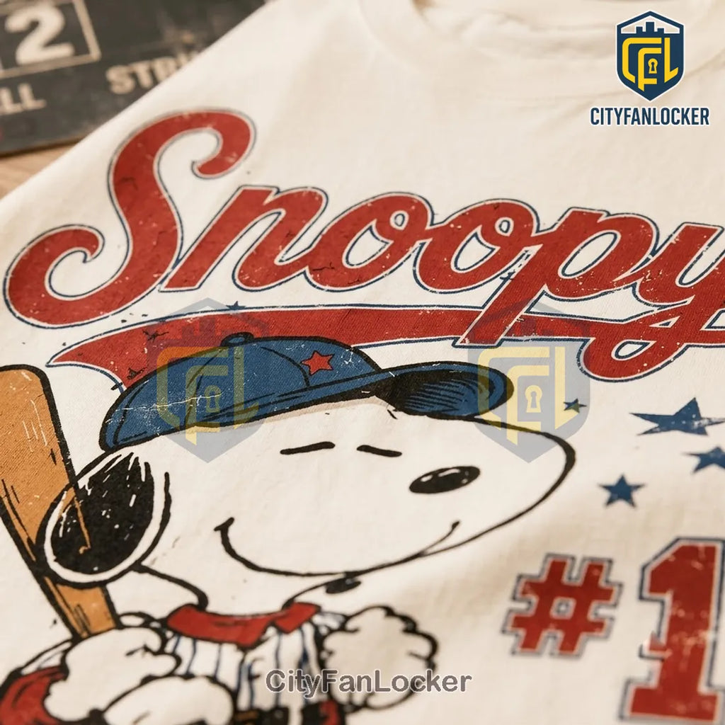Snoopy Home Run USA All Star T-Shirt