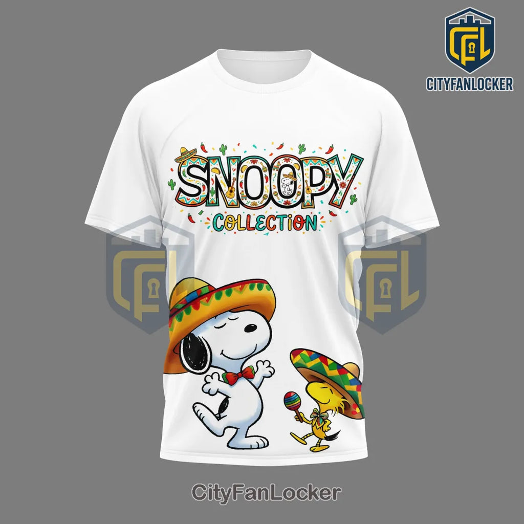 Snoopy Peanuts Gang Cinco de Mayo Fiesta T-Shirt